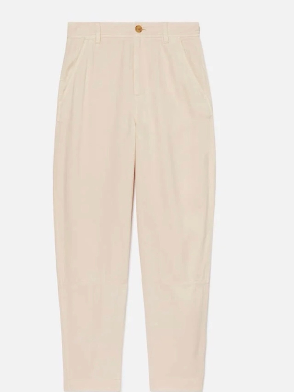 Everlane Women's Wide Leg Pants in Light Beige
